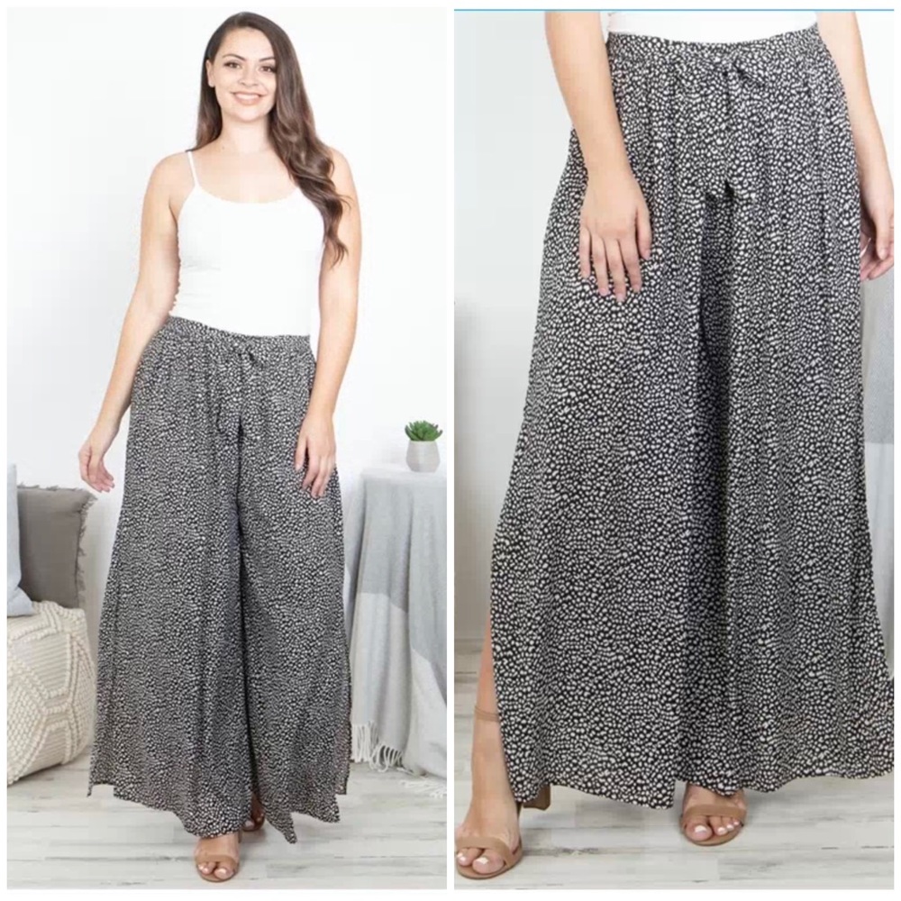PRINTED PALAZZO PANTS